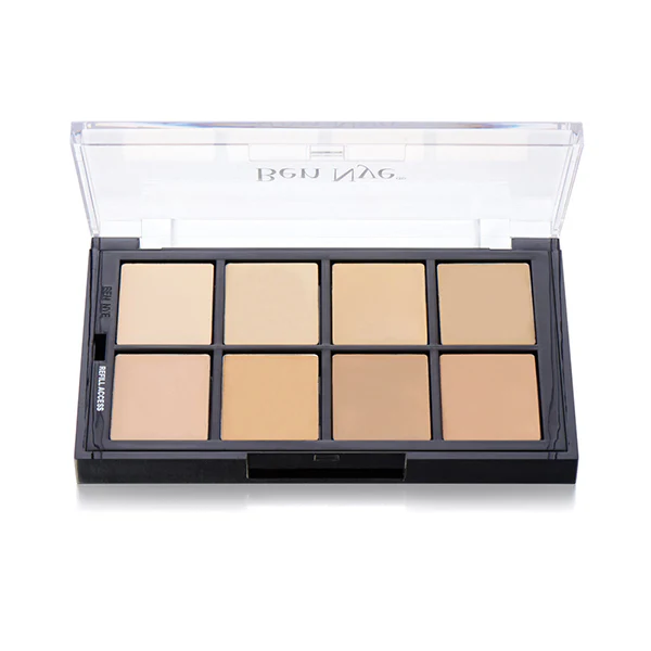 Studio Color Matte HD Foundation  Palettes 8 Shade - Image 3
