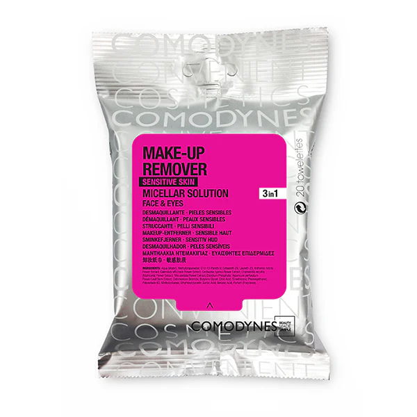 Micellar Make-up Remover Cloths, Sensitive Skin - 20 per Pack