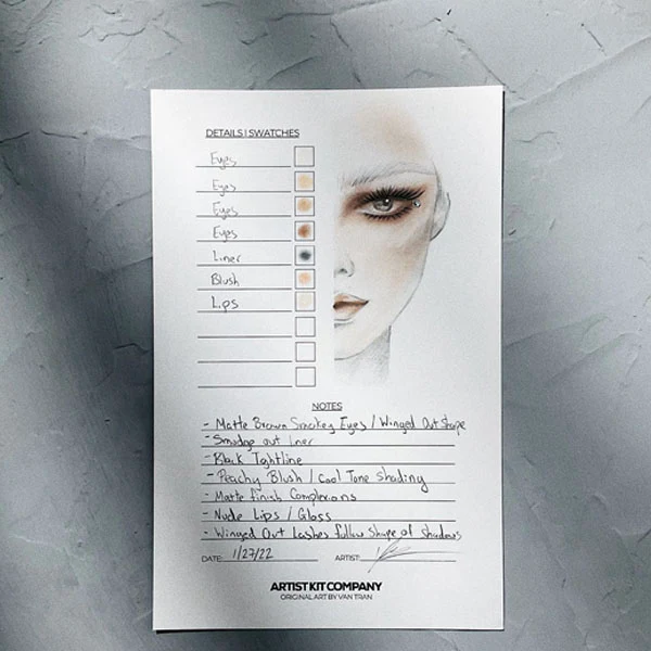 Face Chart Half (30 pc) - Image 6