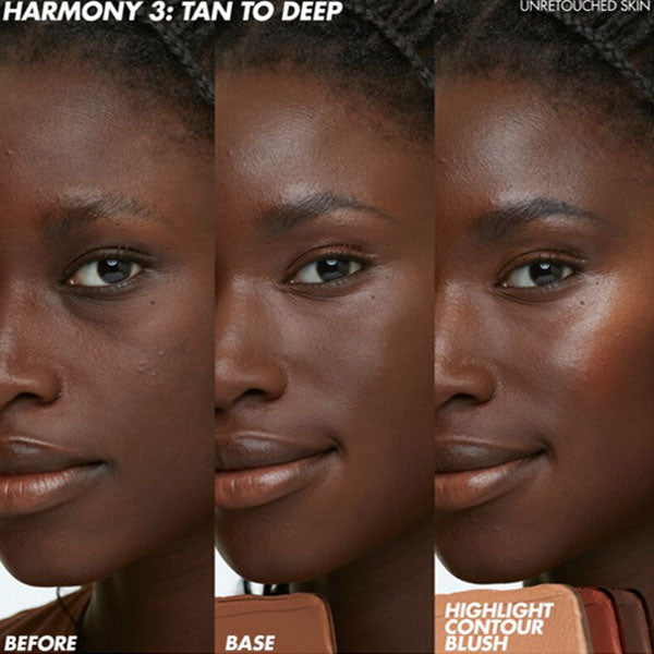 HD Skin Face Essentials Palette, Harmony 3 -Tan to Deep - Image 3