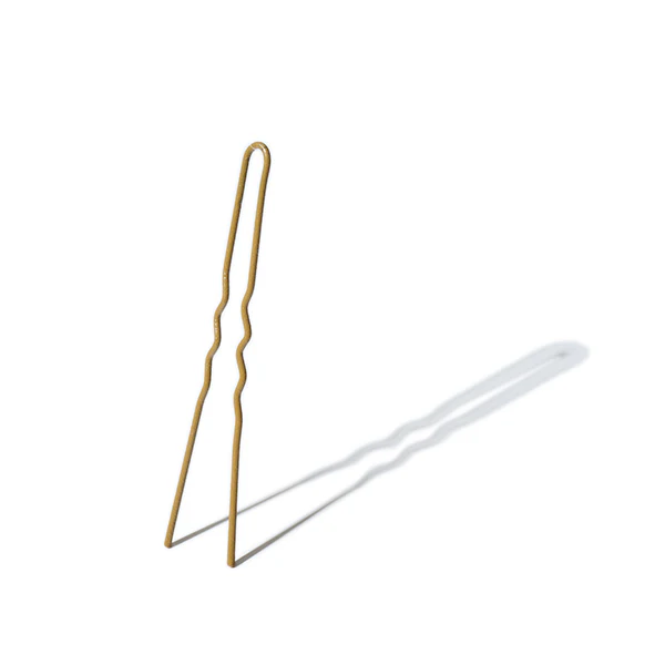 Damian Monzillo Matte Hair Pins, Mettle - Wavy 7.5cm - Image 3