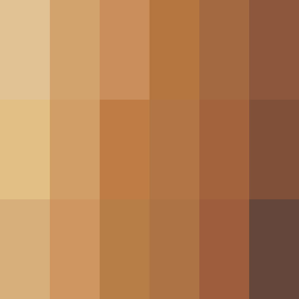 Matte HD Foundation Palette, Olive-Brown HDFP-14 - Image 4