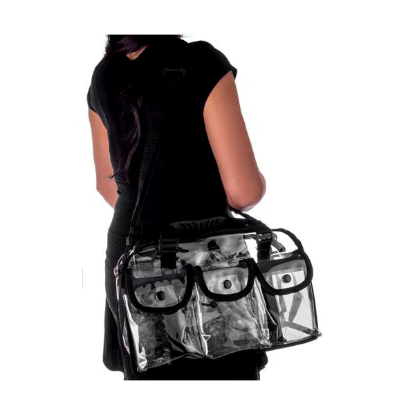 MST 250 – Clear Double Zip Set Bag - Image 2