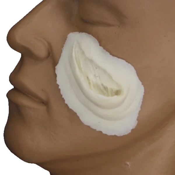 Foam Latex Prosthetic Skin Gouge