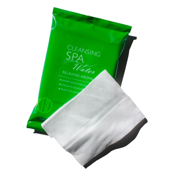 Spa Cleansing Water Cloths - Healing (Green) - Image 3