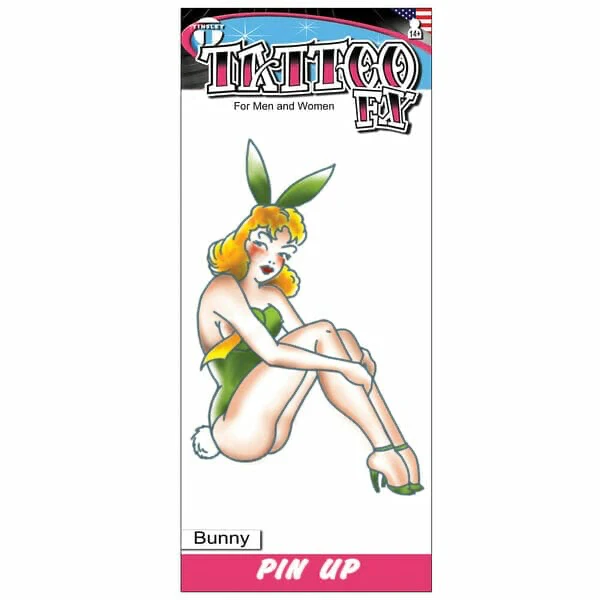 Temporary Tattoo Transfers, Pinup Girl