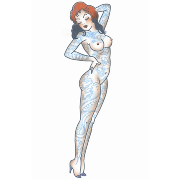 Temporary Tattoo Transfers, Pinup Girl - Image 22