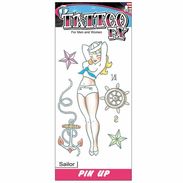 Temporary Tattoo Transfers, Pinup Girl - Image 3