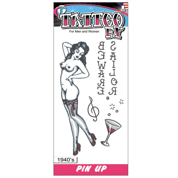 Temporary Tattoo Transfers, Pinup Girl - Image 5